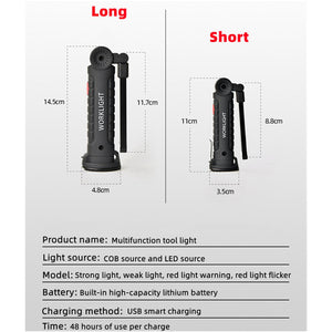 Folding Magnetic Rechargeable Flashlight
