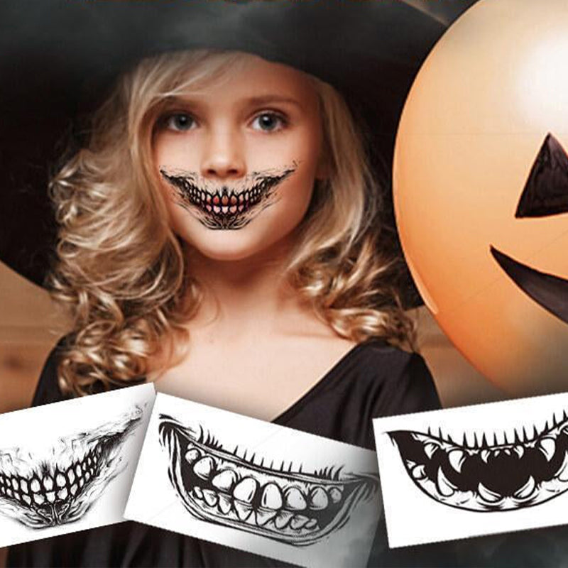 Halloween Prank Makeup Temporary Tattoo Peachloft