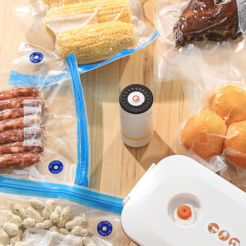 Vacuum Sealer + Zipper Bags Peachloft