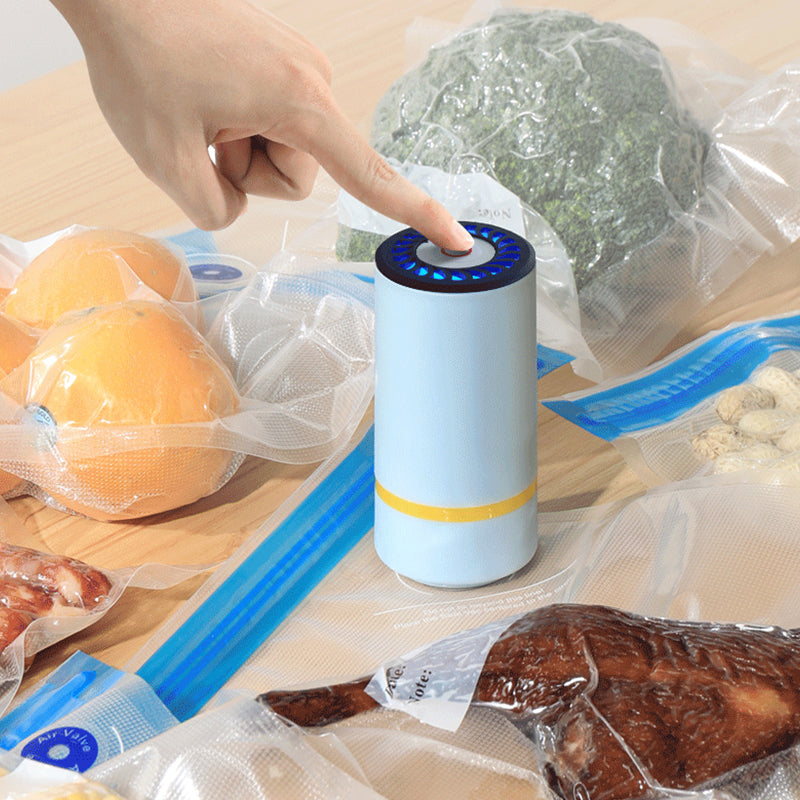 Vacuum Sealer + Zipper Bags Peachloft