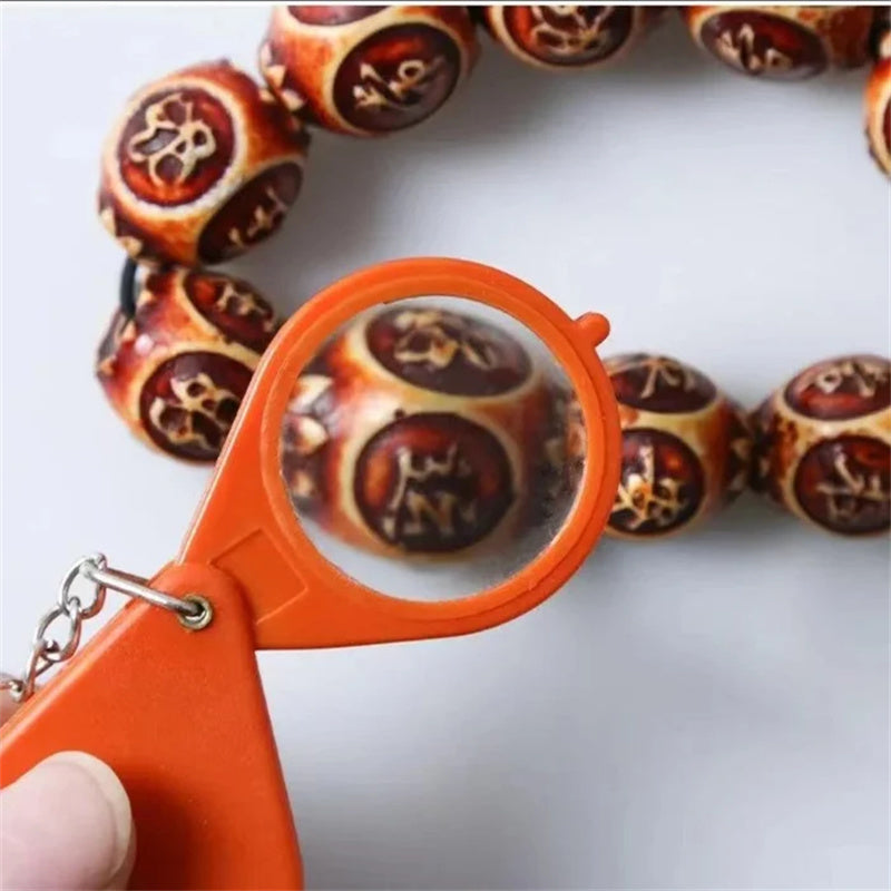 Mini Keychain Magnifying Glass Peachloft