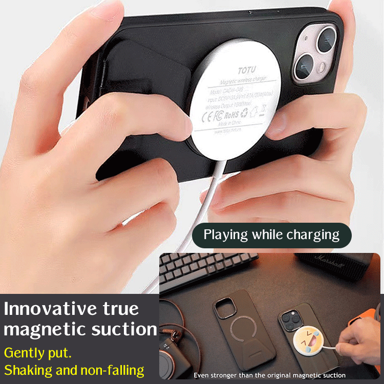 Wireless Charging Mobile Case for iPhone Peachloft