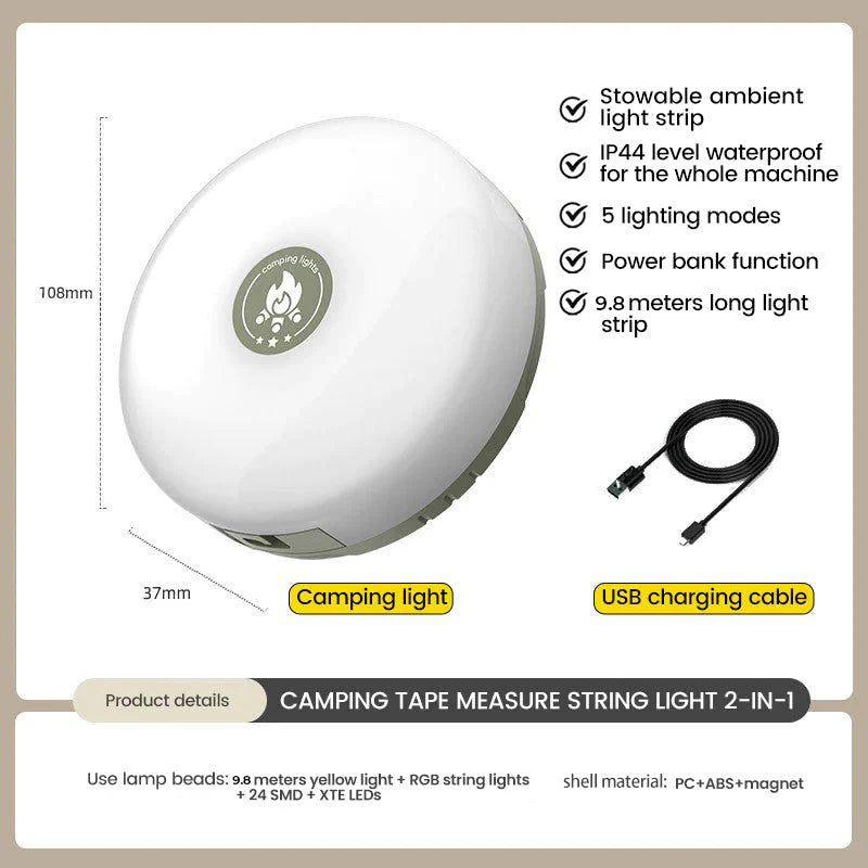 Outdoor Waterproof Portable Storage Light