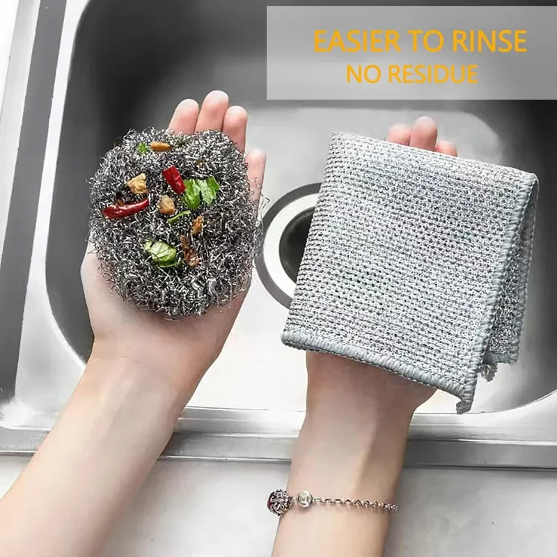 【UP TO 57% OFF】Multipurpose Wire Dishwashing Rags