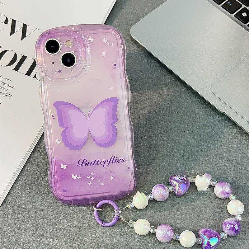 Shockproof Wave Edge Butterfly Case for iPhone