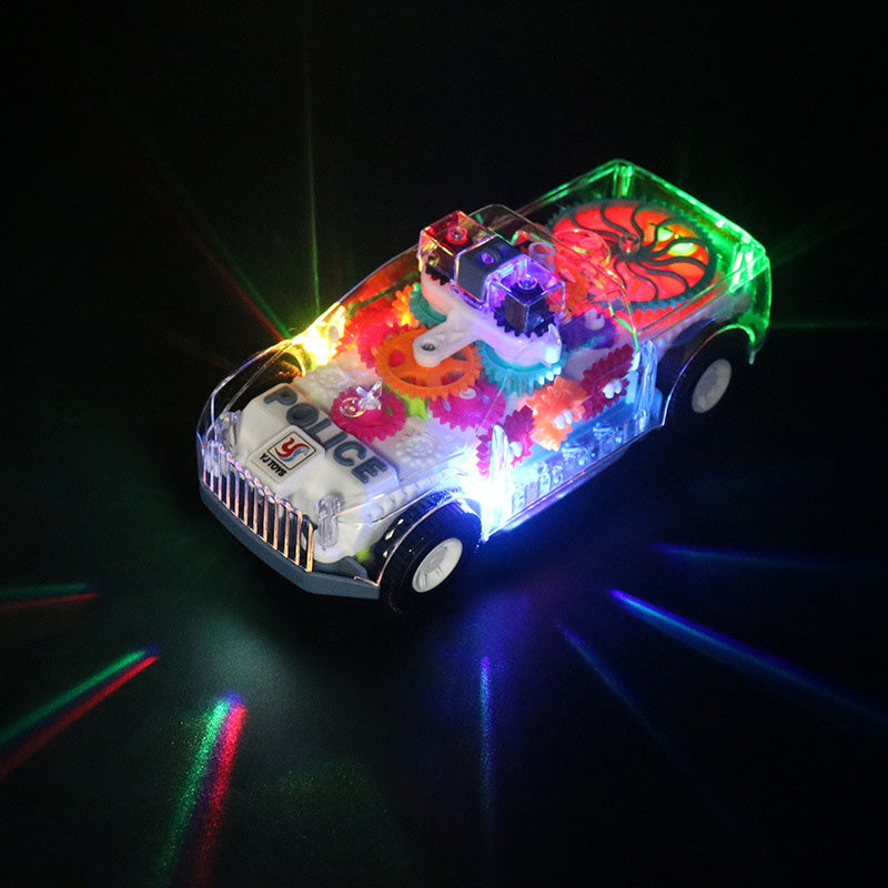 Transparent Electric Car Toy