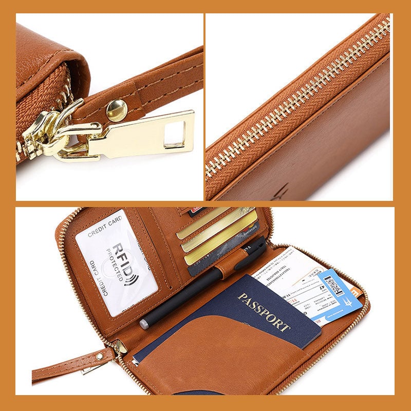 🤎Multi-Functional RFID Passport Wallet