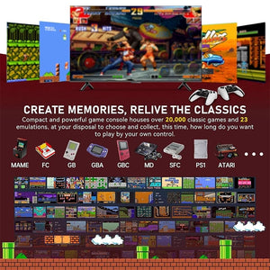 Retro Game Console Dual Wireless Controllers