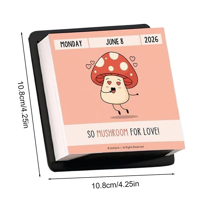 2026 Fun and Inspirational Desktop Calendar