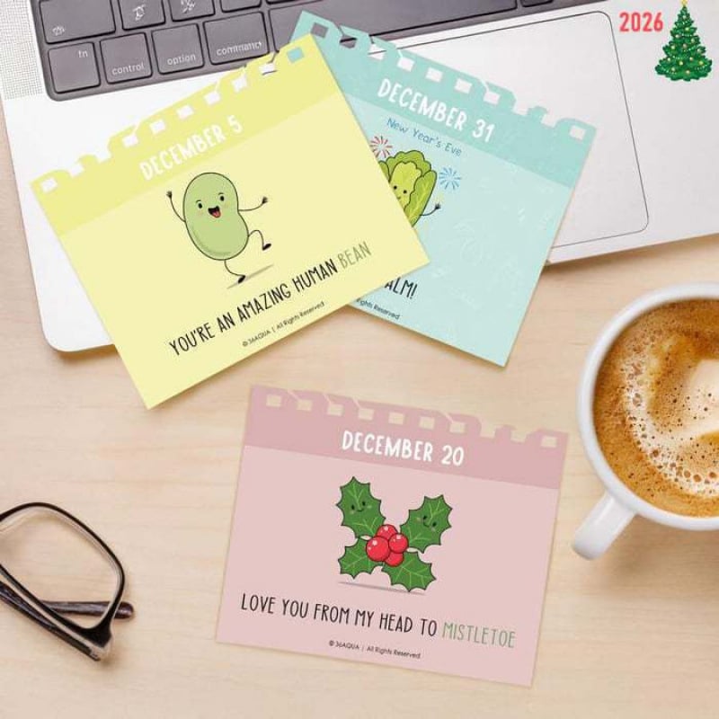 2026 Fun and Inspirational Desktop Calendar