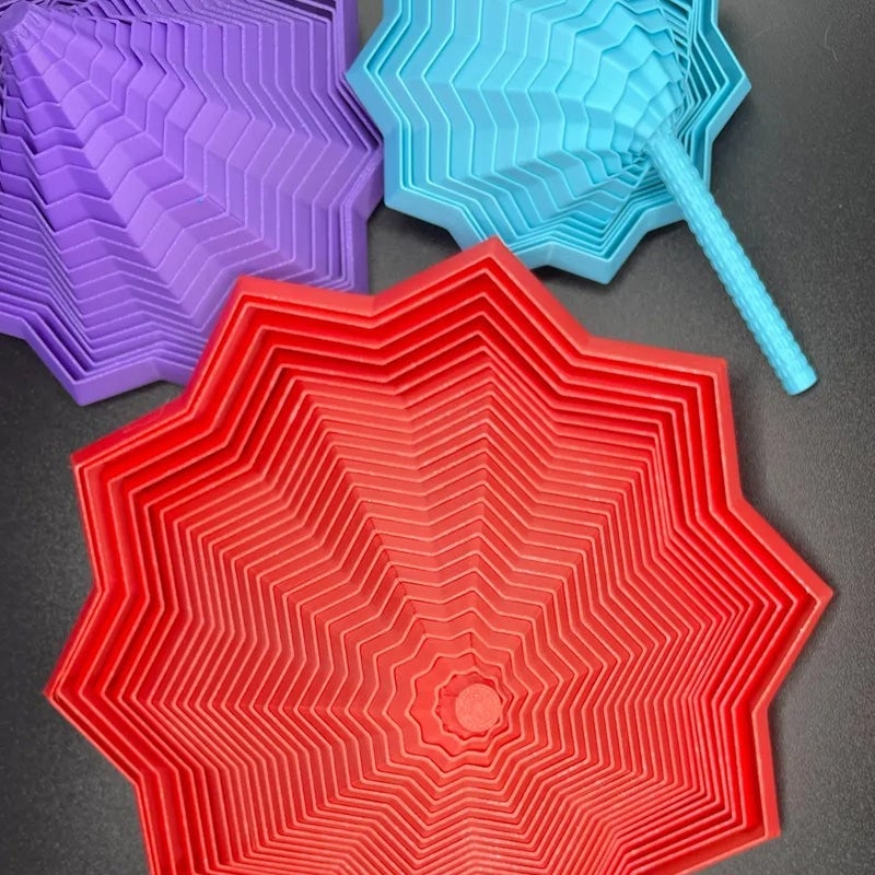 3D Printed Handheld Star Sensory Fidget Toy