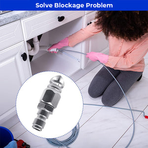 Powerful Pipe Cleaning and Unclogging Nozzle
