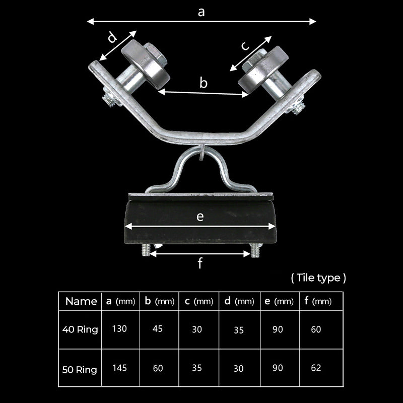 Angle Iron Track Hanging Line Pulley