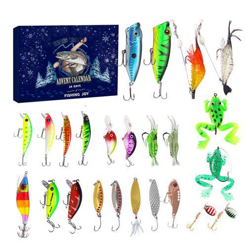 【Up To 60% Off】24 Days Christmas Countdown Fish Tackle Set