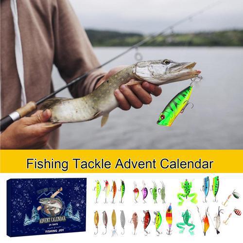 【Up To 60% Off】24 Days Christmas Countdown Fish Tackle Set