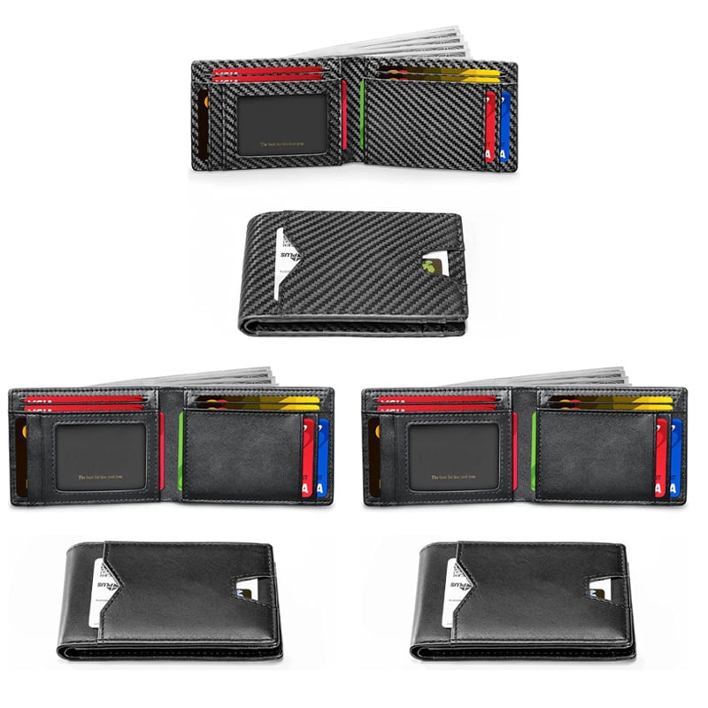 Men's Slim Wallet With RFID Blocking