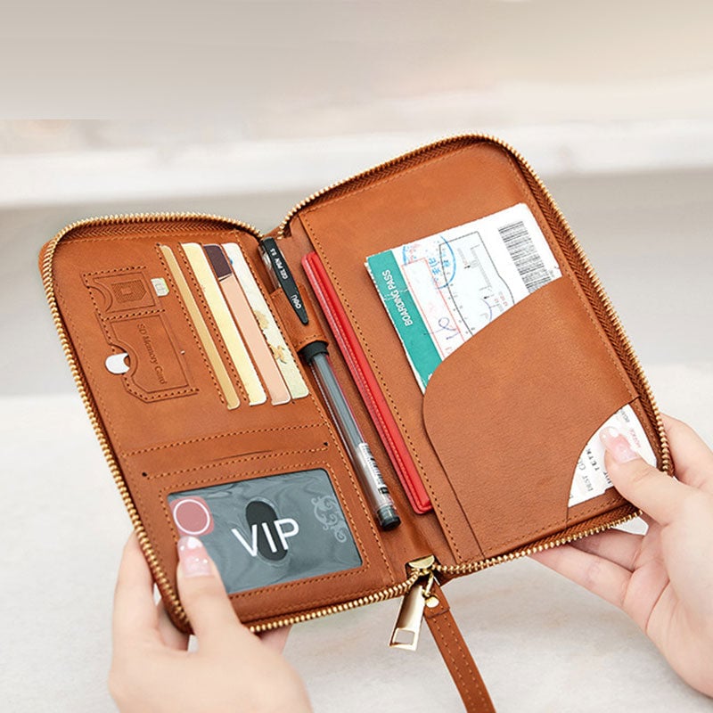 🤎Multi-Functional RFID Passport Wallet