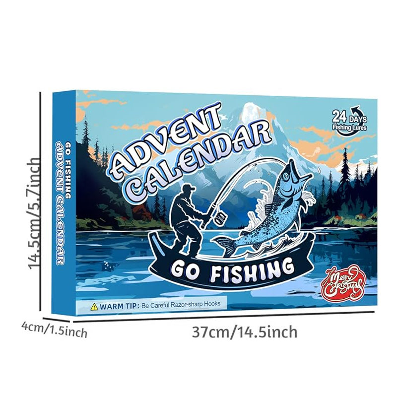 【Up To 60% Off】24 Days Christmas Countdown Fish Tackle Set