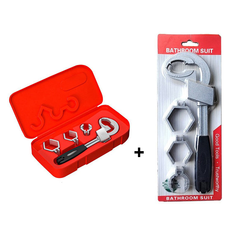 Multifunctional Bathroom Wrench Set