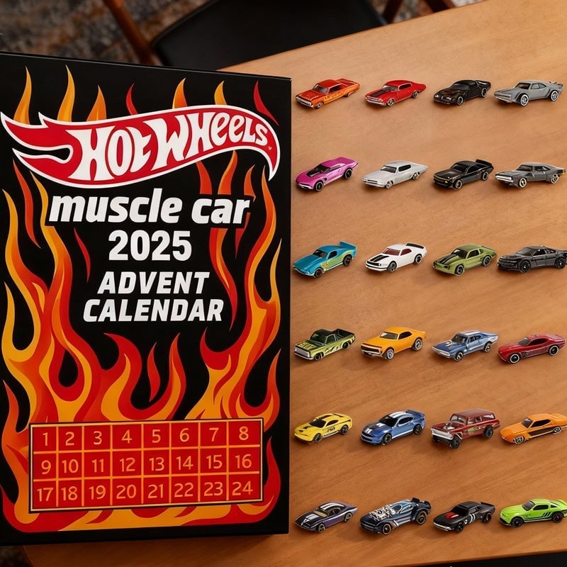 NASA Christmas Tree Decorations Hot Wheels Muscle Car Blind Box