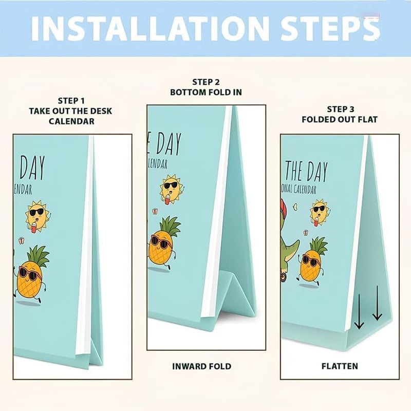 2026 Fun and Inspirational Desktop Calendar