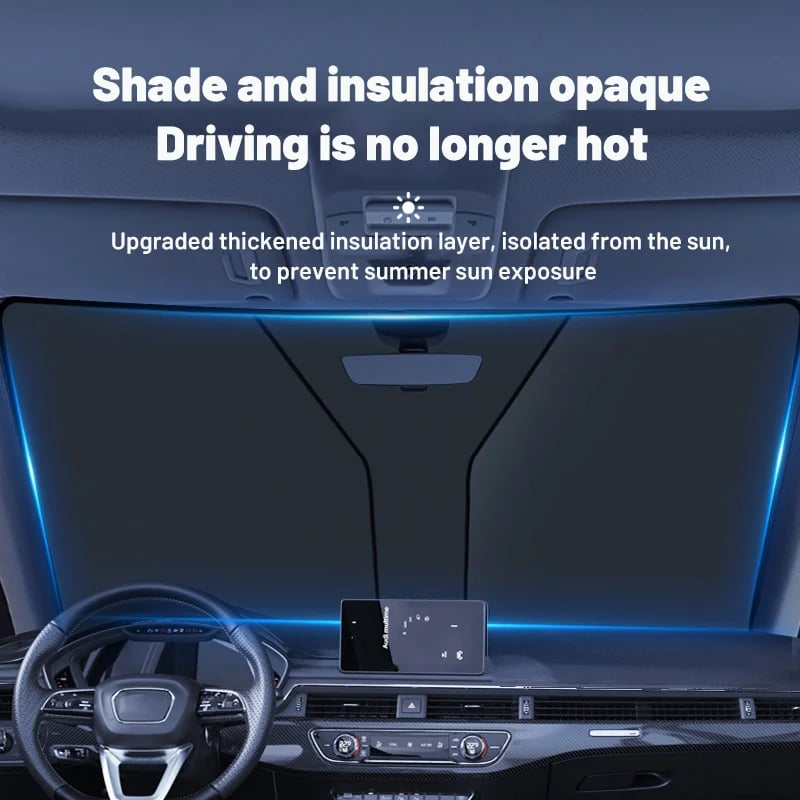 foldable sunshade for car windshield