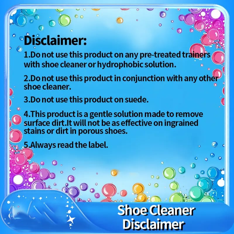 🤍Foam No-Rinse Cleaner — Instantly Brightens & Whitens Shoes