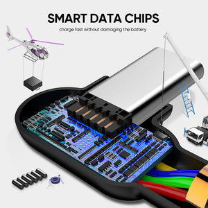 L-Shaped Nylon Knitting Data Cable Suitable for iPhone