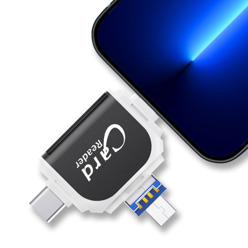 New Multi-Port 4 in 1 Universal SD TF Card Reader