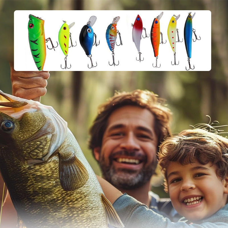 【Up To 60% Off】24 Days Christmas Countdown Fish Tackle Set