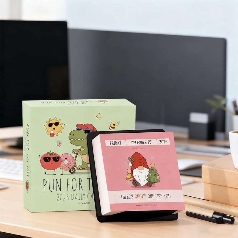 2026 Fun and Inspirational Desktop Calendar