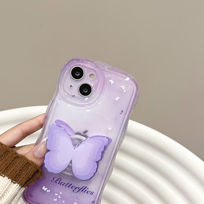 Shockproof Wave Edge Butterfly Case for iPhone