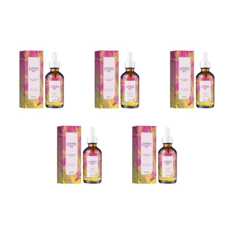 Cyperus Rotundus Oil for Natural Permanent Hair Reduction