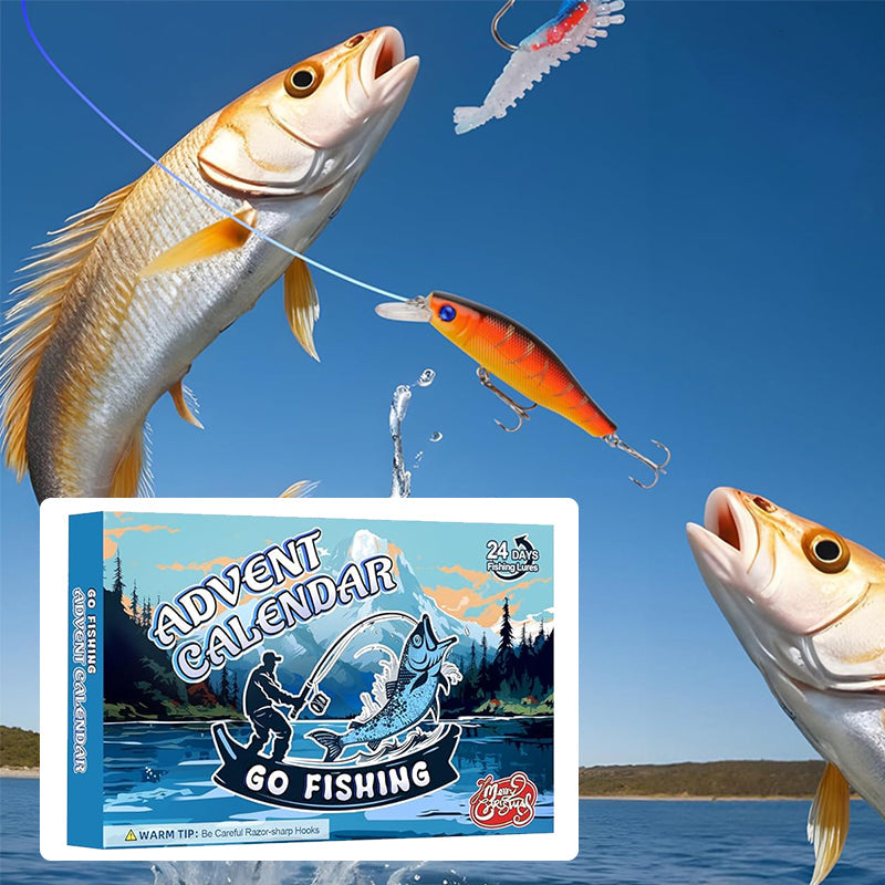 【Up To 60% Off】24 Days Christmas Countdown Fish Tackle Set
