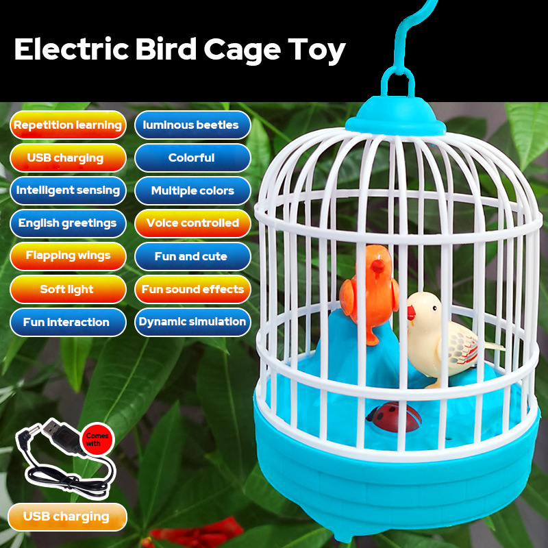 Electric Bird Cage Toy