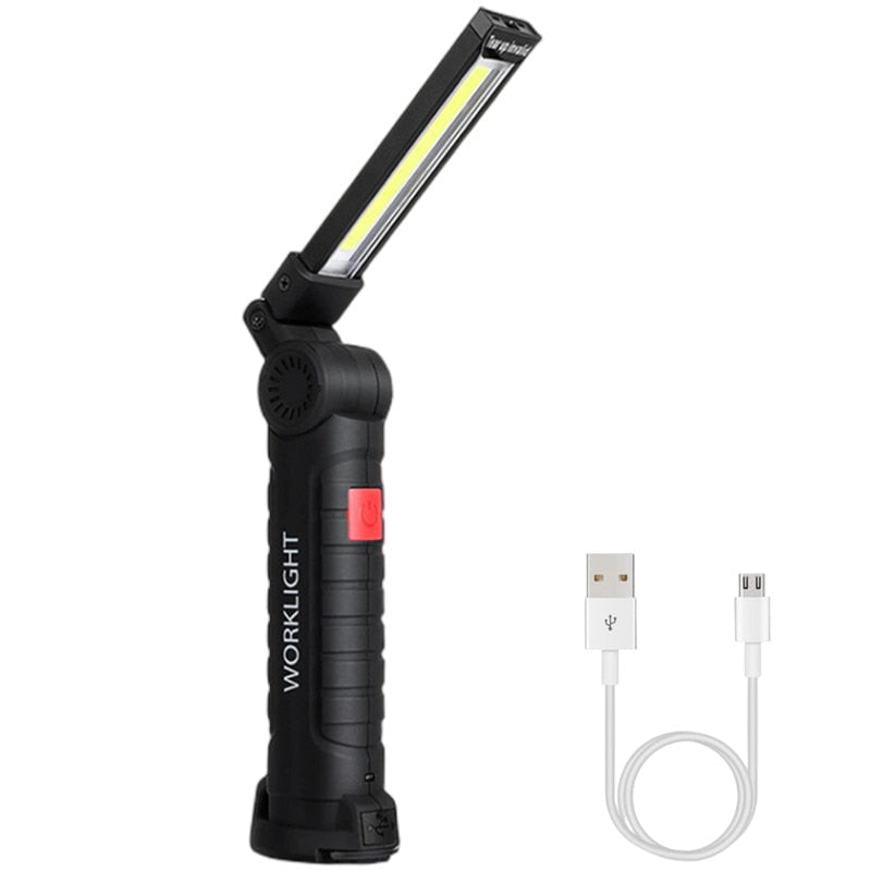 Folding Magnetic Rechargeable Flashlight – Peachloft