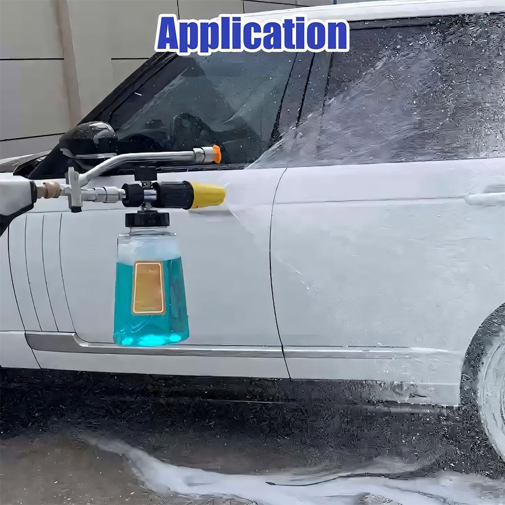 Enhance Your Car Washing Experience -  Foam Cannon Dual Connector Accessory
