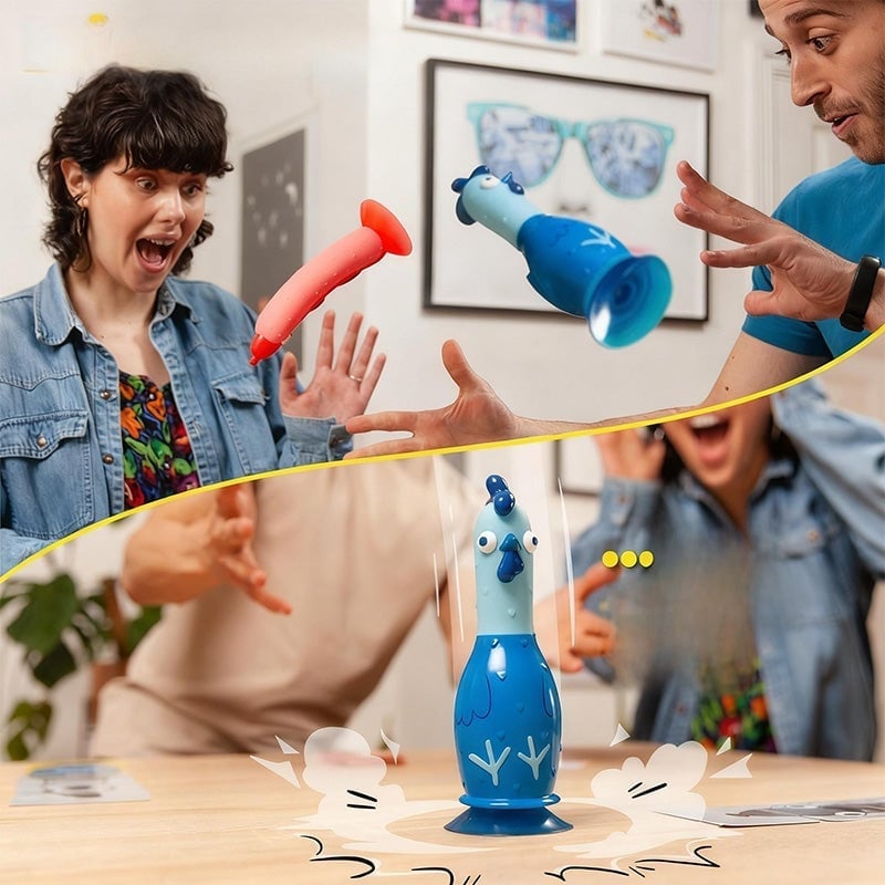 Fun Party Chicken vs Hotdog Board Game