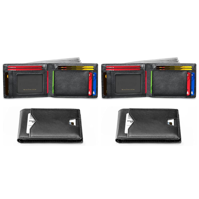 Men's Slim Wallet With RFID Blocking