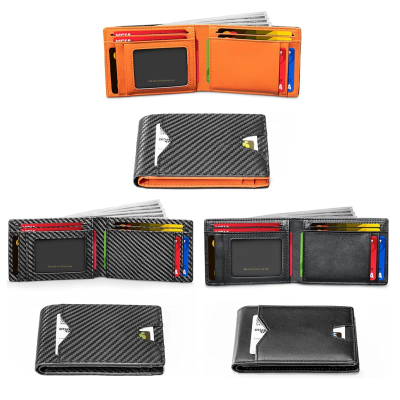 Men's Slim Wallet With RFID Blocking