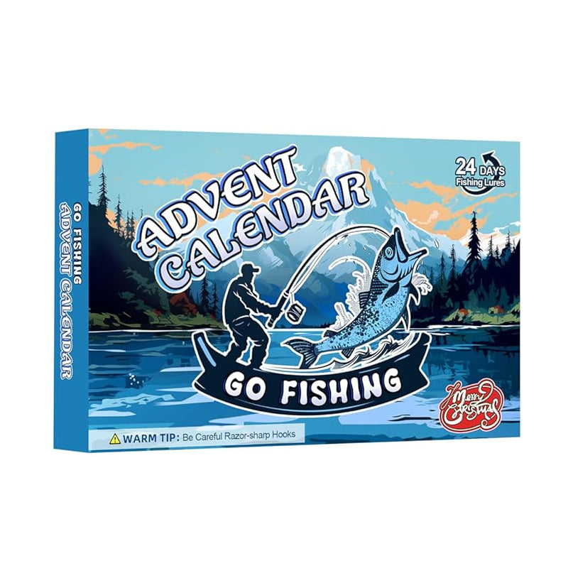 【Up To 60% Off】24 Days Christmas Countdown Fish Tackle Set