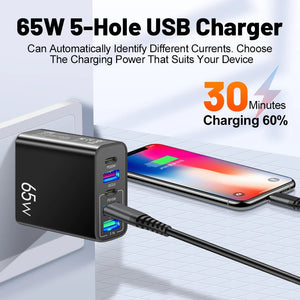 ✨Multi Port Adaptor 65W Fast Charger - US Standard