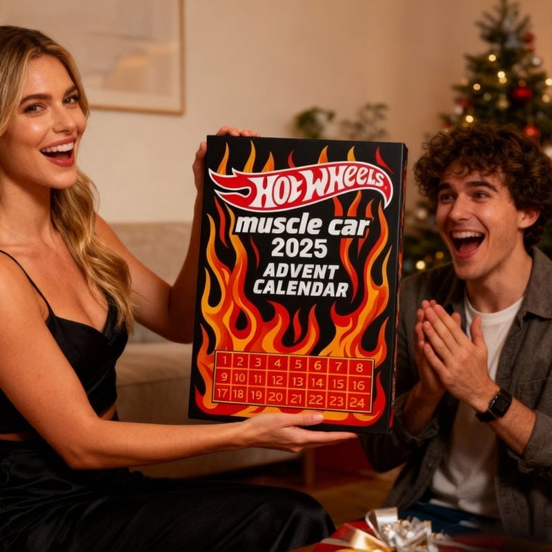 NASA Christmas Tree Decorations Hot Wheels Muscle Car Blind Box