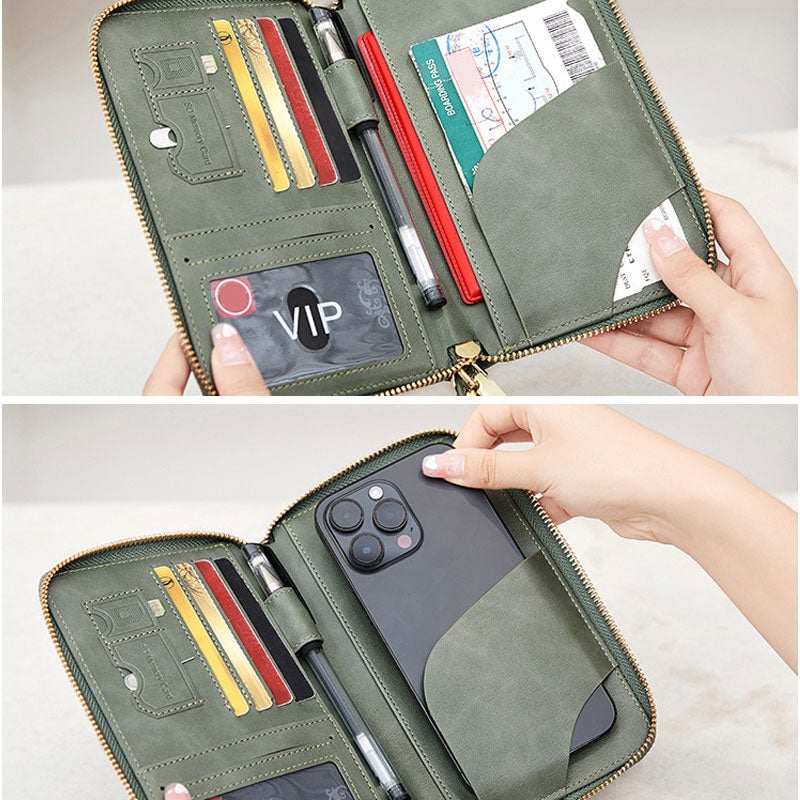 🤎Multi-Functional RFID Passport Wallet