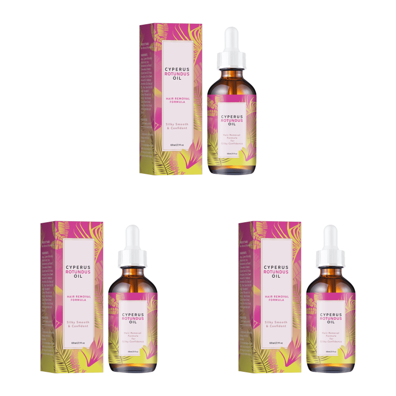 Cyperus Rotundus Oil for Natural Permanent Hair Reduction