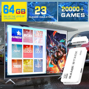 Retro Game Console Dual Wireless Controllers