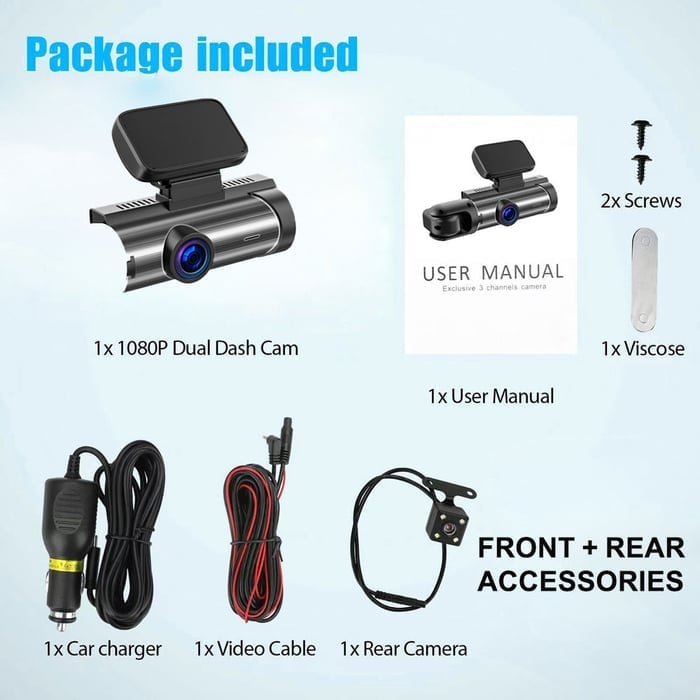Front & Rear Dashcam