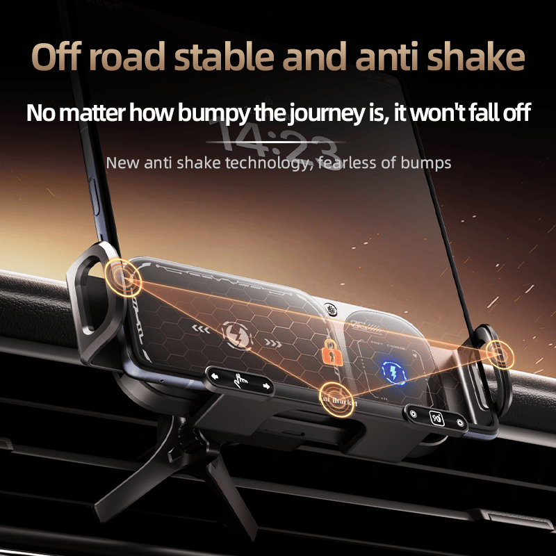 Wireless Charging Rotating Car Mount