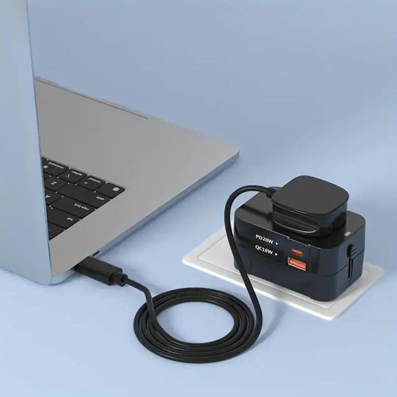 Universal Travel Adapter with Dual USB Ports