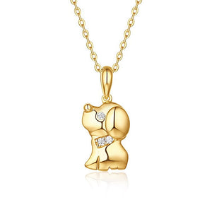 Puppy Pendant Necklace